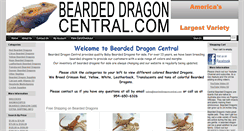Desktop Screenshot of beardeddragoncentral.com